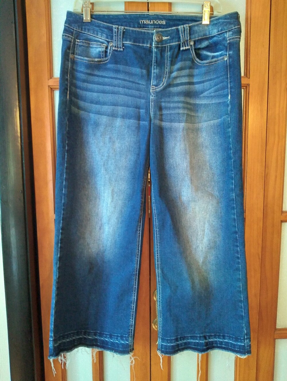 Women's Jr's DarkWash Midrise CroppedCapri Denim Midrise Jeans By Maurices 9-10